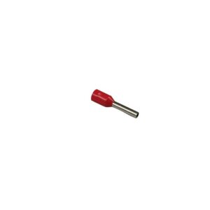 Terminal Pin Tubular Calibre 18 AWG ROJO
